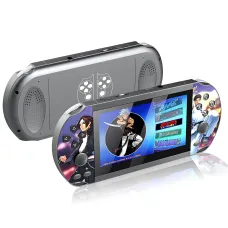 Игровая портативная консоль M7 4.3 IPS, 10000 игр,  2GB RAM + 64GB ROM, PSP PS1 N64, Linux EmuELEC, 1500 мАч