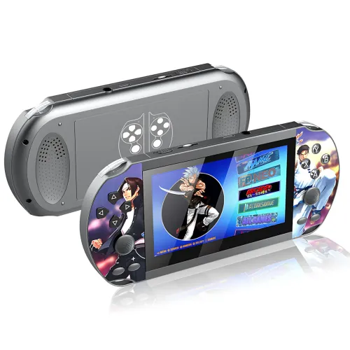 Игровая портативная консоль M7 4.3 IPS, 10000 игр,  2GB RAM + 64GB ROM, PSP PS1 N64, Linux EmuELEC, 1500 мАч