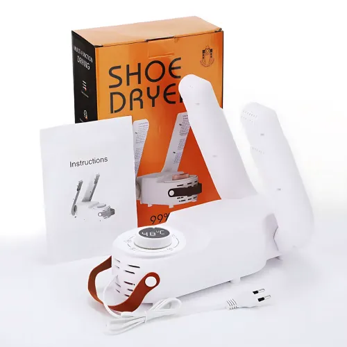 Сушарка для взуття Shoe Dryer з ультрафіолетом, 4 режими таймера 30-120 хв, антибактеріальна електросушарка, вертикальна - фото 10