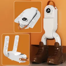 Сушилка для обуви Shoe Dryer с ультрафиолетом, 4 режима таймера 30–120 мин, антибактериальная электросушилка, вертикальная