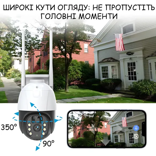 Уличная IP камера видеонаблюдения TP8 Smart Camera 4G PTZ с солнечной панелью, поворотная, HD 1296P, ночное видение, microSD - фото 4