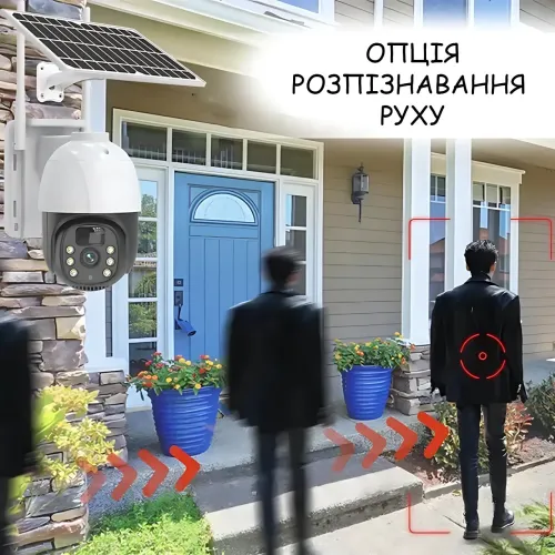 Уличная IP камера видеонаблюдения TP8 Smart Camera 4G PTZ с солнечной панелью, поворотная, HD 1296P, ночное видение, microSD - фото 7