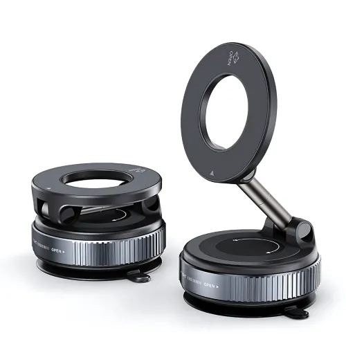 Автомобильный магнитный держатель JoyPro Magnetic Holder 360°, автодержатель MagSafe с вакуумной присоской, 16 магнитов N52, 360° - фото 2