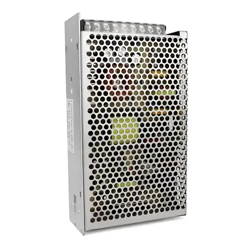 Адаптер питания 12V 20A METAL, импульсный блок питания 220В–12В в перфорированном металлическом корпус, с защитой от КЗ - фото 6