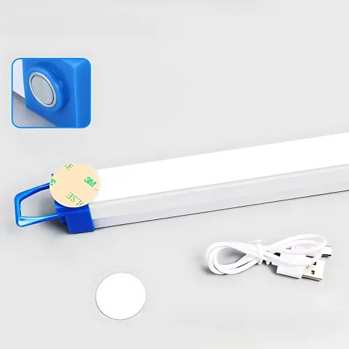 Аккумуляторная LED лампа CBK BK-700 21Вт, кемпинговая трубка 70 см с пультом ДУ, магнитное крепление, 3 режима, USB - фото 6