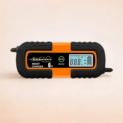 Автоматическое зарядное устройство для аккумуляторов Smart Charger, 6В/12В 6A, с функцией восстановления, AGM/GEL/WET, ЖК-дисплей - фото 2