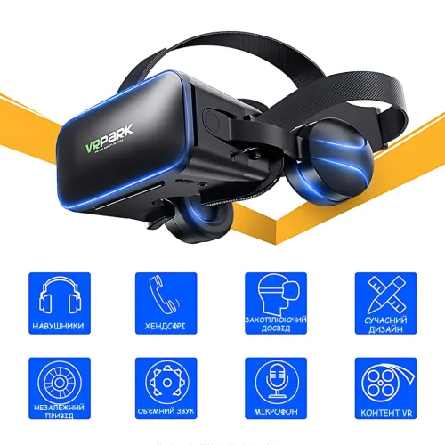Очки виртуальной реальности VR BOX Park  для смартфона 4.7–6, iOS/Android, 3D / 360° VR - фото 8