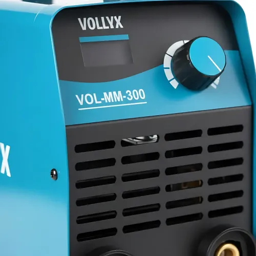 Сварочный инвертор Vollyx VOL-MM-300, 220В, 20–300А, IGBT, цифровой дисплей, Hot Start, Anti-Stick, MMA, комплект с маской - фото 4