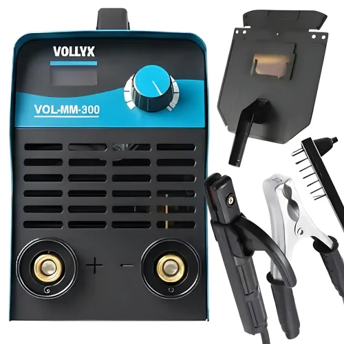 Сварочный инвертор Vollyx VOL-MM-300, 220В, 20–300А, IGBT, цифровой дисплей, Hot Start, Anti-Stick, MMA, комплект с маской - фото 2