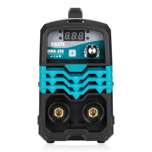 Зварювальний інвертор Vollyx MMA-350, 220 В, 20-350А, IGBT, дисплей, Hot Start, Anti-Stick, електроди 1.6-5 мм, кейс, комплект - фото 2