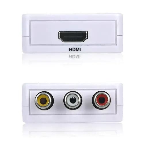 Конвертер HDMI to AV (RCA) UKC AV-001 з USB-живленням — перехідник HDMI → CVBS + аудіо L/R, PAL/NTSC, підтримка 1080p, HDMI 1.4 - фото 6