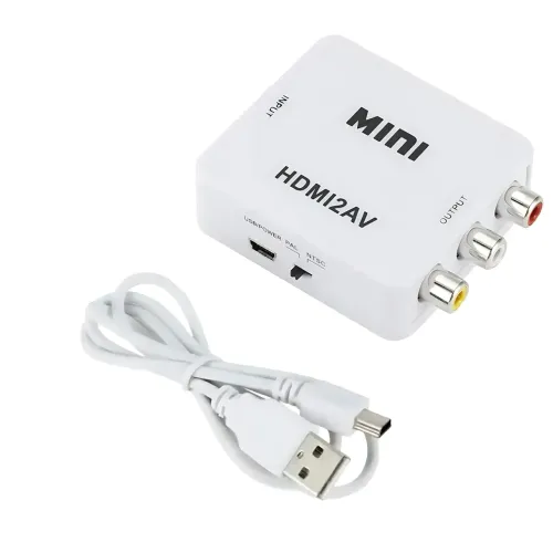 Конвертер HDMI to AV (RCA) UKC AV-001 з USB-живленням — перехідник HDMI → CVBS + аудіо L/R, PAL/NTSC, підтримка 1080p, HDMI 1.4 - фото 9