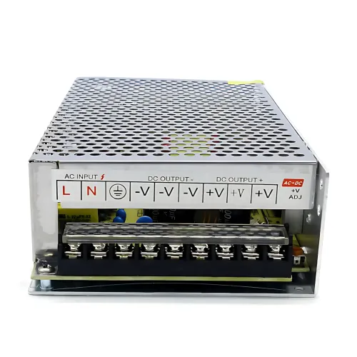 Адаптер живлення 5V 30A METAL у перфорованому металевому корпусі, захист від КЗ/перевантаження/перегрівання - фото 5