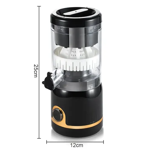 Соковыжималка для цитрусовых Domotec MS-613, 45 Вт, 250 мл, реверс, тихая работа, компактная, носик антикапля, разборная, черный Красный - фото 9