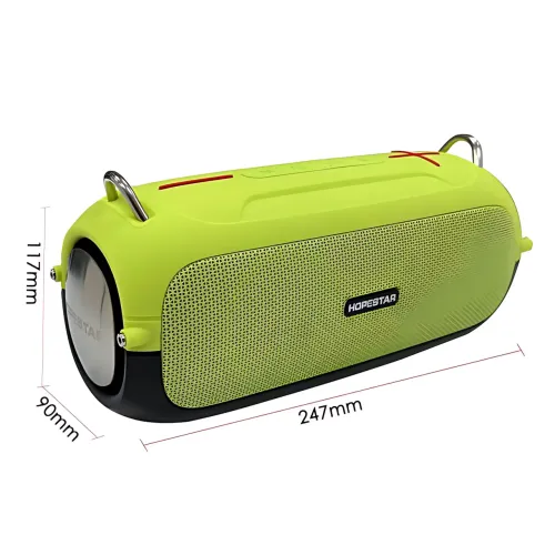 Портативна Bluetooth-колонка Hopestar A41 Party 16W, RGB-підсвітка, Bluetooth 5.3, TWS 1+1, IPX5, USB/AUX/TF, 2400mAh, чорна - фото 9