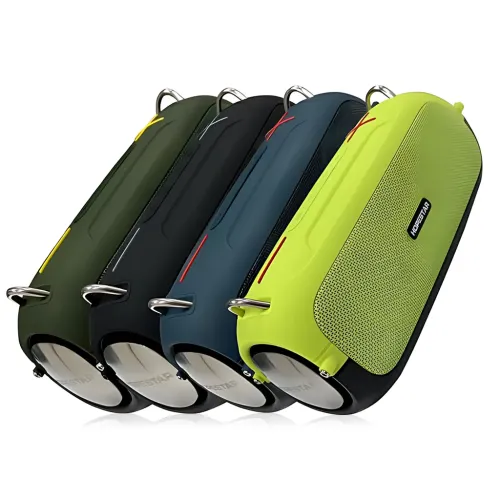 Портативна Bluetooth-колонка Hopestar A41 Party 16W, RGB-підсвітка, Bluetooth 5.3, TWS 1+1, IPX5, USB/AUX/TF, 2400mAh, чорна - фото 3