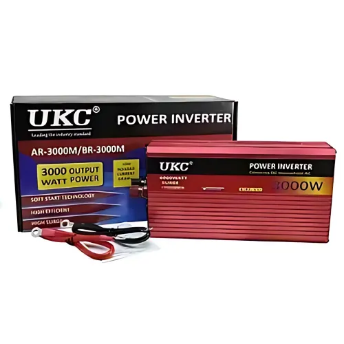 Преобразователь (инвертор) AC/DC AR UKC 3000W 24V → 230V, автомобильный, с защитой и охлаждением, алюминиевый корпус - фото 9