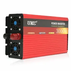 Преобразователь (инвертор) AC/DC AR UKC 3000W 24V → 230V, автомобильный, с защитой и охлаждением, алюминиевый корпус