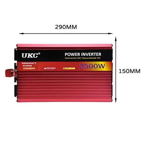 Автомобильный инвертор AR 2500W 24V → 220V с USB, 2 вентилятора, защита от перегрузки и перегрева, алюминиевый корпус, AC/DC - фото 9
