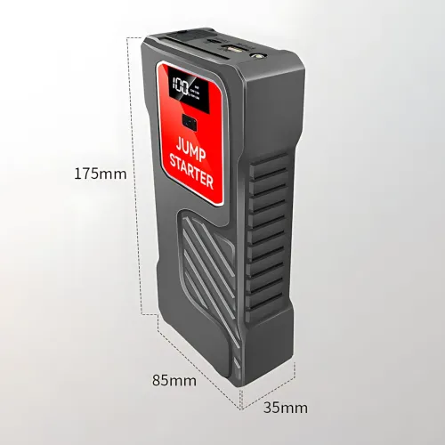Пуско-зарядное устройство для автомобиля 12 В с компрессором Jump Starter, 300 А / 600 А, power bank 5/12/16/19 В, LED-фонарь - фото 9