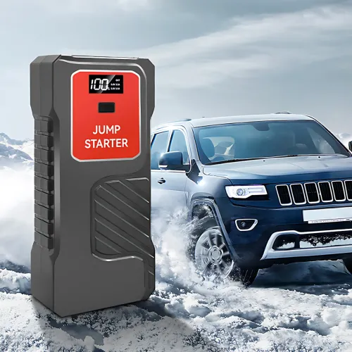 Пуско-зарядное устройство для автомобиля 12 В с компрессором Jump Starter, 300 А / 600 А, power bank 5/12/16/19 В, LED-фонарь