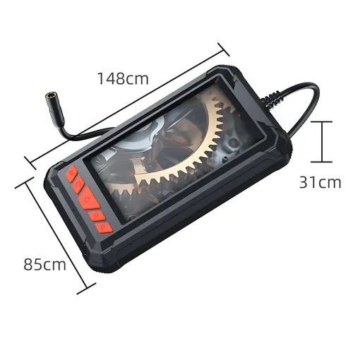 Профессиональный эндоскоп P380 с экраном 4.3″, Full HD 1080P, камера 8 мм, кабель 5 м, 8 LED-подсветка, запись фото и видео, IP67 - фото 9