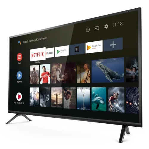 Смарт-телевизор Smart TV S32, 32″, Android 14, Wi-Fi, Bluetooth, DVB-S2 / T2 / T/C, голосовой пульт, Smart TV - фото 3