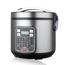 Мультиварка Crownberg CB-5528, 5 л, 1000 Вт, 30 програм, мультикухар, антипригарна чаша, пароварка з таймером, нержавіюча сталь