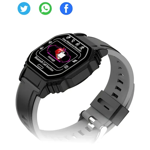 Смарт-годинник Smart Watch B3-2 з пульсометром, крокоміром і повідомленнями, екран 1.33| 320×240, Bluetooth 4.2, IP67, Android/iOS - фото 8