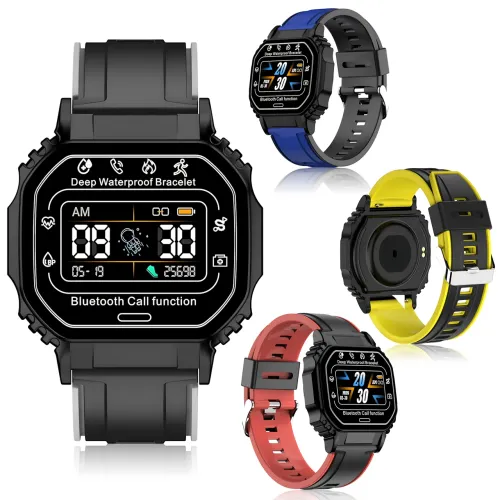 Смарт-годинник Smart Watch B3-2 з пульсометром, крокоміром і повідомленнями, екран 1.33| 320×240, Bluetooth 4.2, IP67, Android/iOS