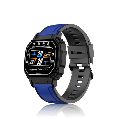 Смарт-часы Smart Watch B3-2 с пульсометром, шагомером и уведомлениями, экран 1.33″ 320×240, Bluetooth 4.2, IP67, Android / iOS Черно-синий - фото 6