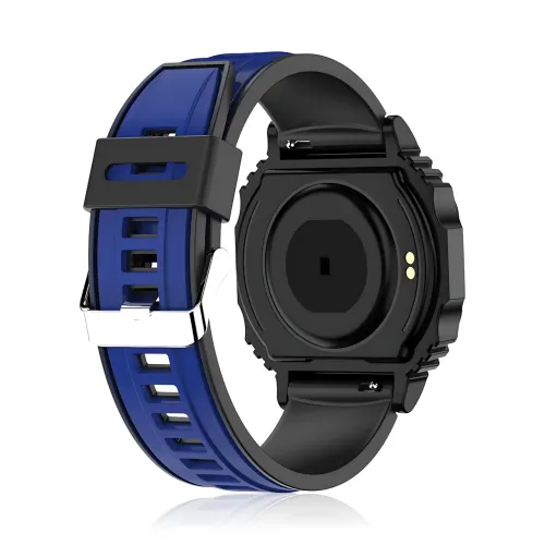 Смарт-часы Smart Watch B3-2 с пульсометром, шагомером и уведомлениями, экран 1.33″ 320×240, Bluetooth 4.2, IP67, Android / iOS Черно-синий - фото 4