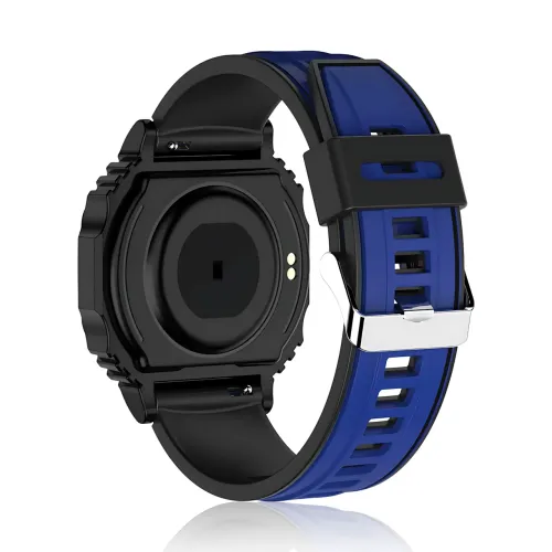 Смарт-часы Smart Watch B3-2 с пульсометром, шагомером и уведомлениями, экран 1.33″ 320×240, Bluetooth 4.2, IP67, Android / iOS Черно-синий - фото 5