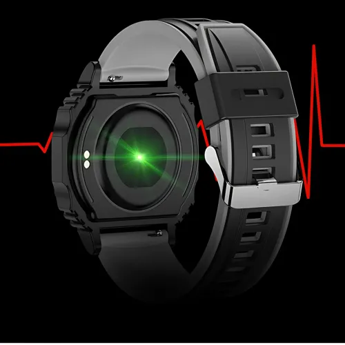 Смарт-часы Smart Watch B3-2 с пульсометром, шагомером и уведомлениями, экран 1.33″ 320×240, Bluetooth 4.2, IP67, Android / iOS Черно-красный - фото 8