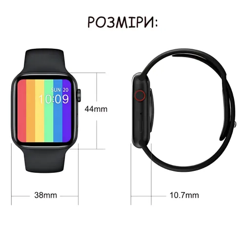 Смарт-часы Smart Watch T100 Plus с Bluetooth-звонками, микрофоном и динамиком, измерение давления и SpO₂, пульсометр, IPS 1.78″ - фото 8