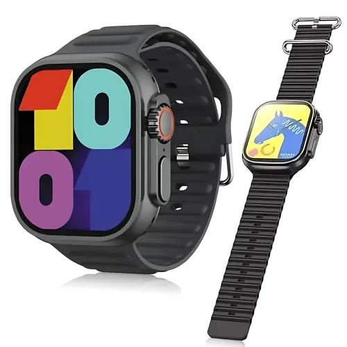 Смарт-часы XO M10 Ultra 9th 2.01″ IPS, Bluetooth-звонки, беспроводная зарядка, BT 5.0, влагозащита, 210 мАч, Android/iOS, черные - фото 5