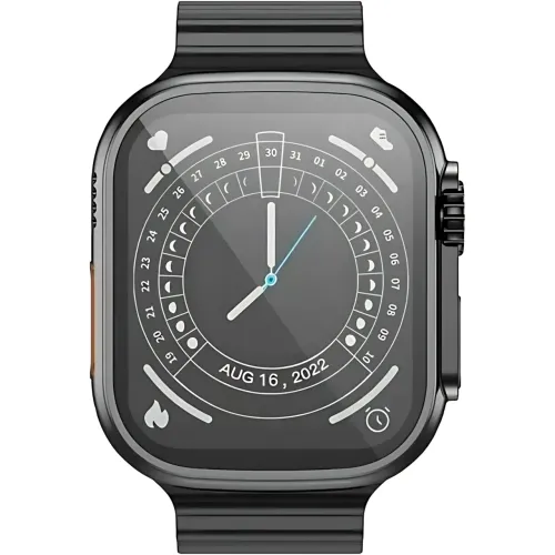 Смарт-часы XO M10 Ultra 9th 2.01″ IPS, Bluetooth-звонки, беспроводная зарядка, BT 5.0, влагозащита, 210 мАч, Android/iOS, черные - фото 4