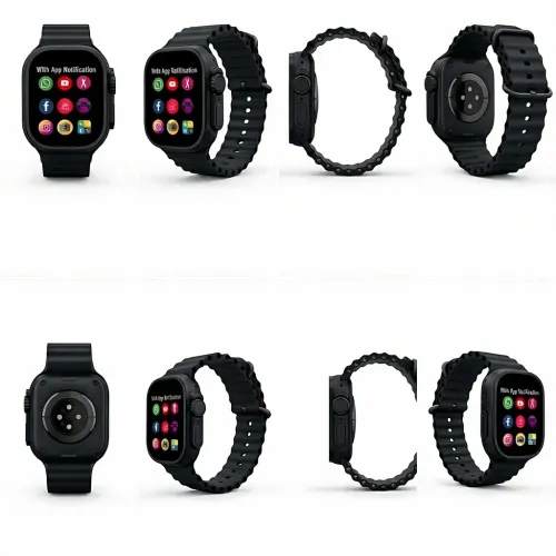 Смарт-часы XO M10 Ultra 9th 2.01″ IPS, Bluetooth-звонки, беспроводная зарядка, BT 5.0, влагозащита, 210 мАч, Android/iOS, черные - фото 3