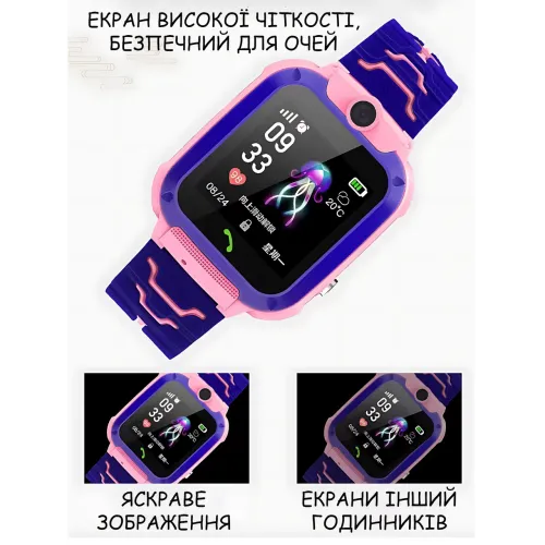 Дитячий смарт-годинник HOCO Y105, 1.44'' LCD 128 × 128, SIM 2G (GSM), LBS-трекер, камера, Micro Chat, мікрофон і динамік, 400 mah - фото 6