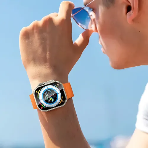 Смарт-годинник Hoco Y23 Ultra Smart Sports Watch Call Version, 2.02'', Bluetooth 5.3, дзвінки з годинника, пульс, 300 мА·год - фото 8