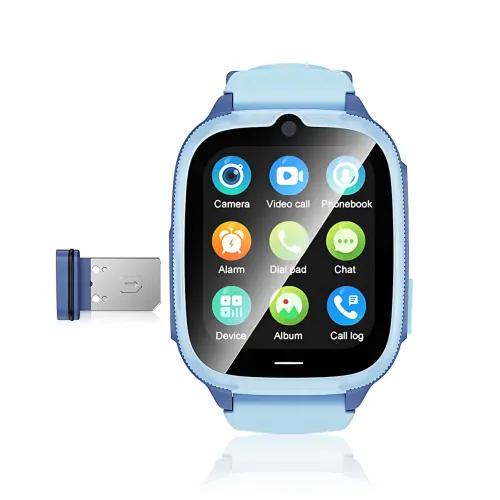 Дитячий смарт-годинник HOCO Y106 4G LTE з відеодзвінком, GPS/LBS/Wi-Fi, камерою 2 Мп, Nano-SIM, екран 1.83|, IPX7, SeTracker2 Роже - фото 6