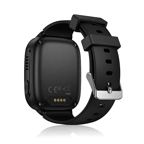 Дитячий смарт-годинник HOCO Y106 4G LTE з відеодзвінком, GPS/LBS/Wi-Fi, камерою 2 Мп, Nano-SIM, екран 1.83|, IPX7, SeTracker2 Блак - фото 4