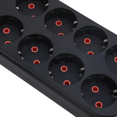 Мережевий фільтр — подовжувач 006 High Power 3250W/300W, 10 євро розеток + 4 USB (3 × USB-A + USB-C PD 20 W), швидке заряджання QC - фото 6
