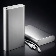 Повербанк Power Bank A 20800 mAh (реальная емкость 9600 mAh) металлический корпус, 1×USB 2.1A, Li-Pol, индикатор заряда