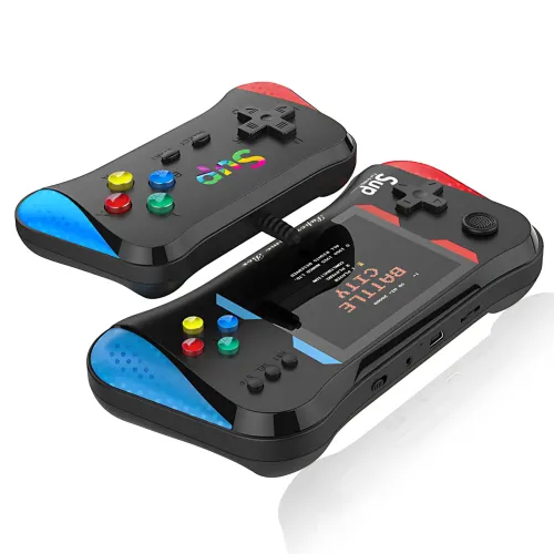 Портативная игровая приставка SUP Game Box X7M 500 в 1 с джойстиком, экран 3.5″, аккумулятор 1200 мАч, 32 ГБ, AV-подключение к ТВ - фото 2