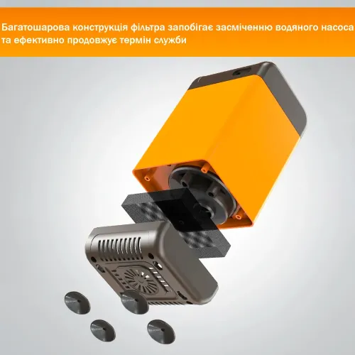 Портативный электрический душ Lixada 6000 мАч с насосом и аккумулятором, туристический походный душ USB Type-C - фото 2