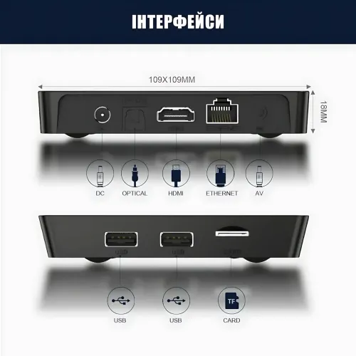 Смарт ТВ приставка X96Q PRO 2/16 ГБ Android 10, 4K Ultra HD, WiFi, LAN, HDMI, AV, медиаплеер для телевизора, Smart TV Box X96Q Pro - фото 9