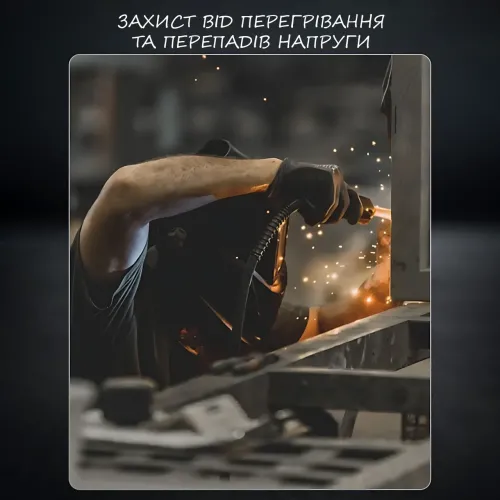 Зварювальний інвертор KRAFFTEC MMA 300А/120А, IGBT, дисплей, 220 В, 20-300 А, компактний апарат для ручного дугового зварювання, к - фото 7