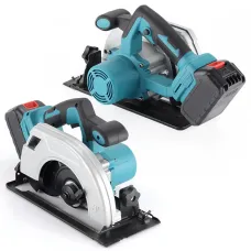 Аккумуляторная циркулярная пила Circular Saw X-510 48V с 2 АКБ, беспроводная дисковая пила по дереву, фанере и ДСП, циркулярка