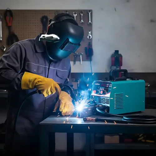 Зварювальний апарат інверторний напівавтомат KRAFFTEC MIG/MMA 120-400A 220V, IGBT, з дисплеєм, зварювання без газу (flux), до 3.2 - фото 7